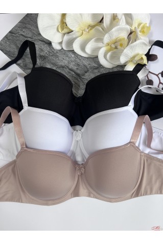 Гладкий бюстгальтер спейсер на тонкому поролоні La Vivas 50274